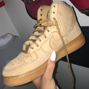 Nike Air Force Peanut Butters High wheat